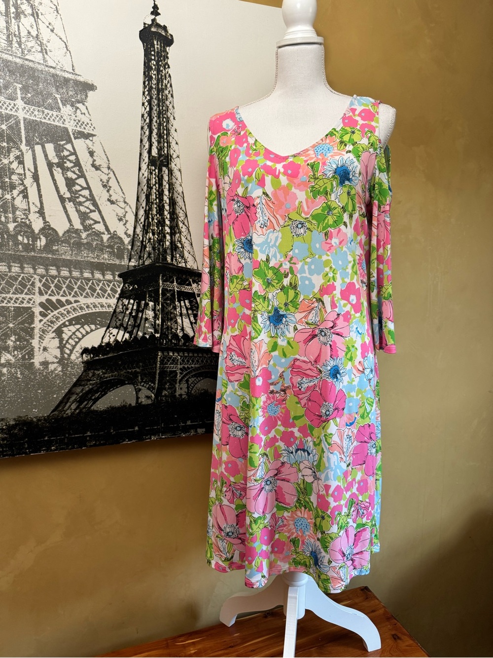 Ivy Road pink floral dress